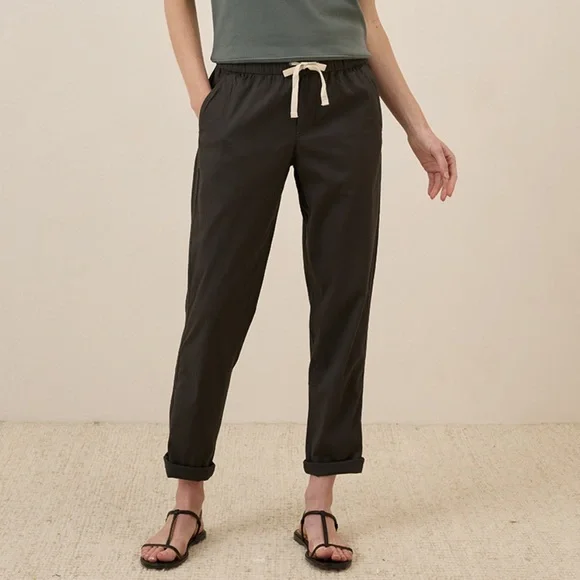 Pact Black Straight Leg Pants - Picture 1 of 5